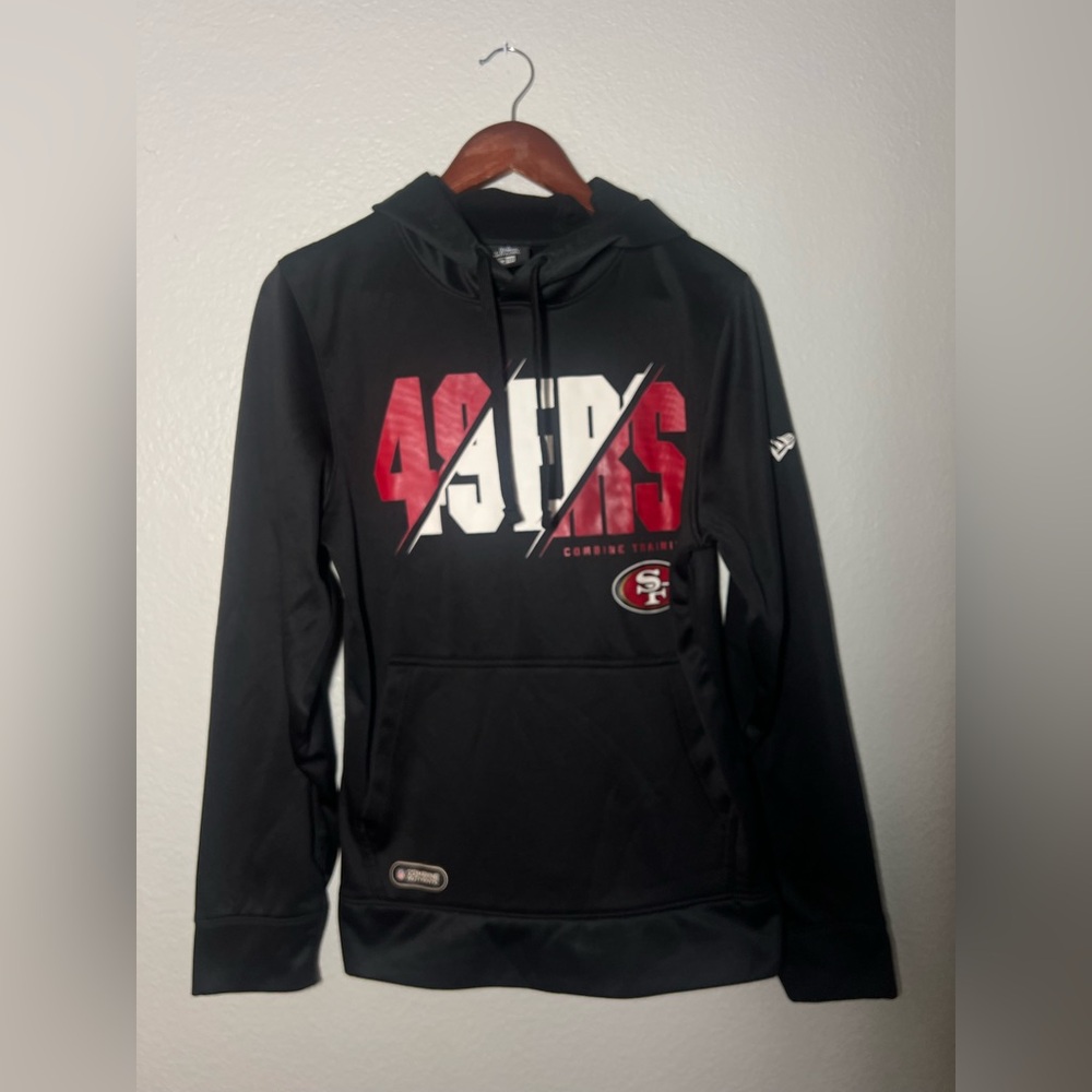 Men’s New Era San Francisco 49ers Combine Authentic Pullover Hoodie Sz S